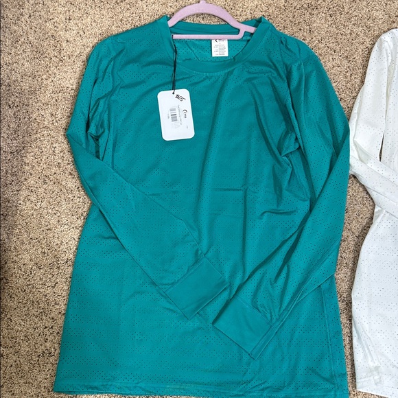ZYIA Tops - ZYIA Turquoise Long Sleeve Women's Top